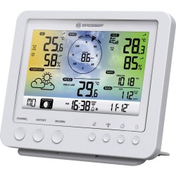 Bresser Optik WLAN 5in1 Profi 7002581 Draadloos weerstation Verwachting voor 12 tot 24 uur